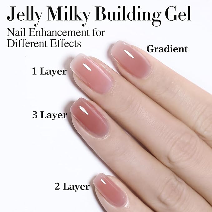 Esmalte en Gel Clear Nail Polish 15ml Fortalecedor UV miniatura 7