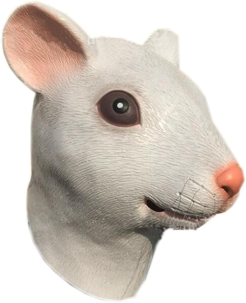 DylunSky New Halloween Realistic Mouse Latex Mask