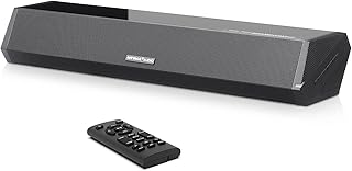 AIYIMA S03 Bluetooth5.0 Soundbar Speaker HiFi Stereo Surround 25Wx2 DSP Audio Processor For TV Home Theater (Input OPT/AUX/USB/HDMI/BT)