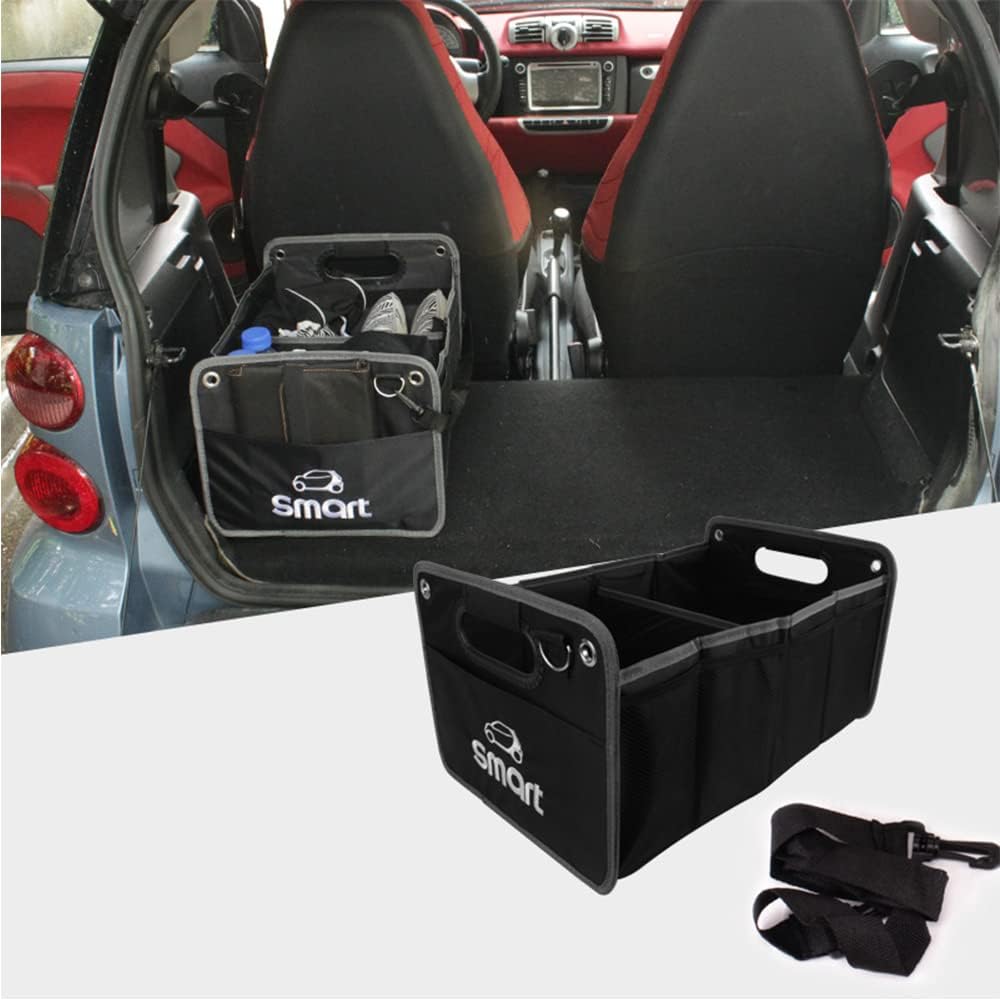 Bagażnik samochodowy schowek do Mercedes Smart 453 451 Fortwo Forfour składany kosz organizer torba auto uniwersalne akcesoria