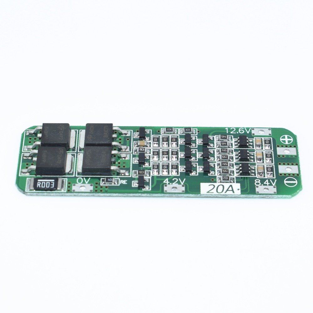 CentIoT - 3S 20A 12.6V Battery Charging Module PCB BMS Protection Board for 3 Series Lithium LicoO2 Limn2O4 18650 Battery-image-29
