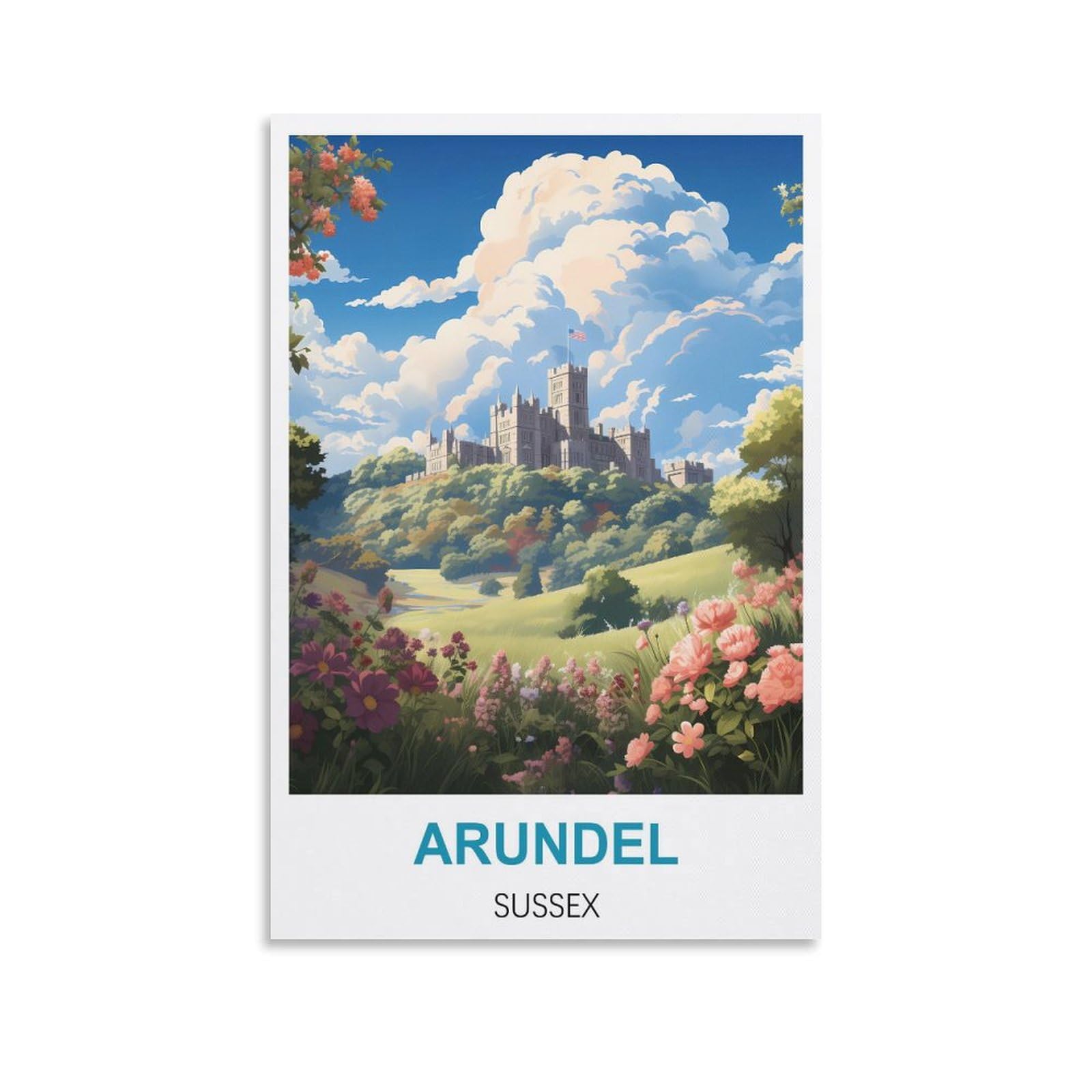 Vintage Metal Tin Sign Funny,Arundel Sussex,Wall Decor Kitchen Garage Dining Room Home Decor Hotel Decor Gift 15x30cm