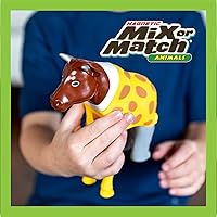 Vista 2 de Magnetic Mix or Match Farm Animals Toy Play Set, 16 Pieces