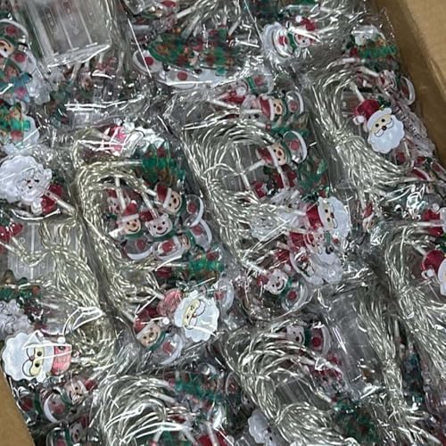 Enfeite Papai Noel de LED Pisca Pisca para Árvore de Natal, Parede ou Decoração
