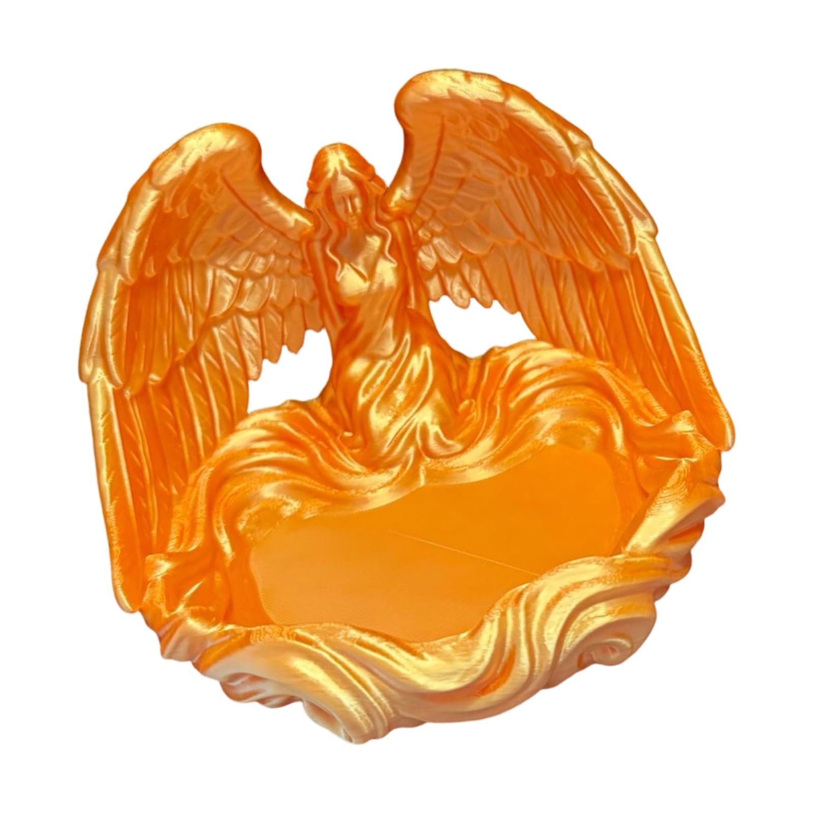 Oxxggkao Unique Gothic Angel Wing Shape Tray Jewelry Storage Plate for Organizing Earrings Rings and Other Small Decorative Items Elegant Jewelry Planner