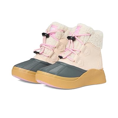 SOREL Kids Out N About IV Chillz WP (Little Kid/Big Kid) Kids Shoes Pearlescent/Gum 16
