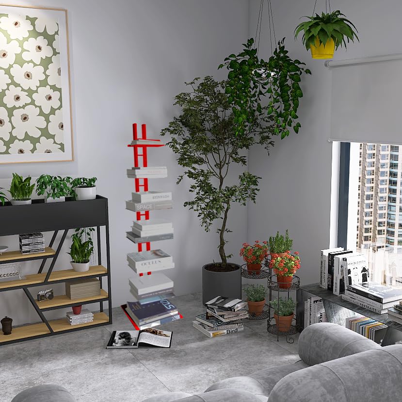 Amazon｜ルネセイコウ タワーシェルフ Shateau(シャトー) (レッド