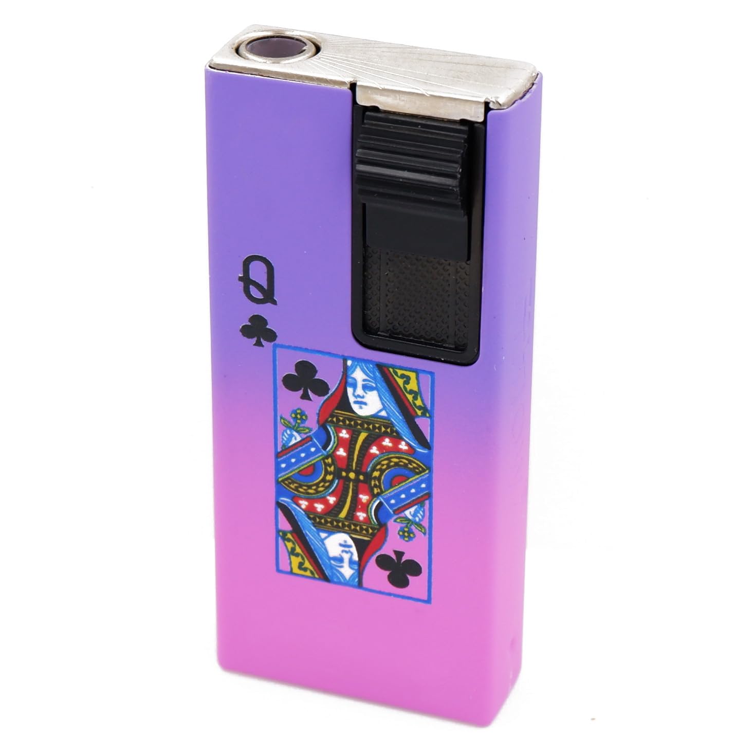 Asraw Windproof Jet Flame Refillable Slide Button Cigarette Lighter Pocket Lighter (Purple-Pink)-image-37