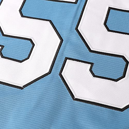 MESOSPERO Kenny Powers Baseball Jersey #55 Myrtle Beach Mermen Stitched Men Movie Baseball Jersey Blue Green S-3XL (Small, 55 Blue) - image 8