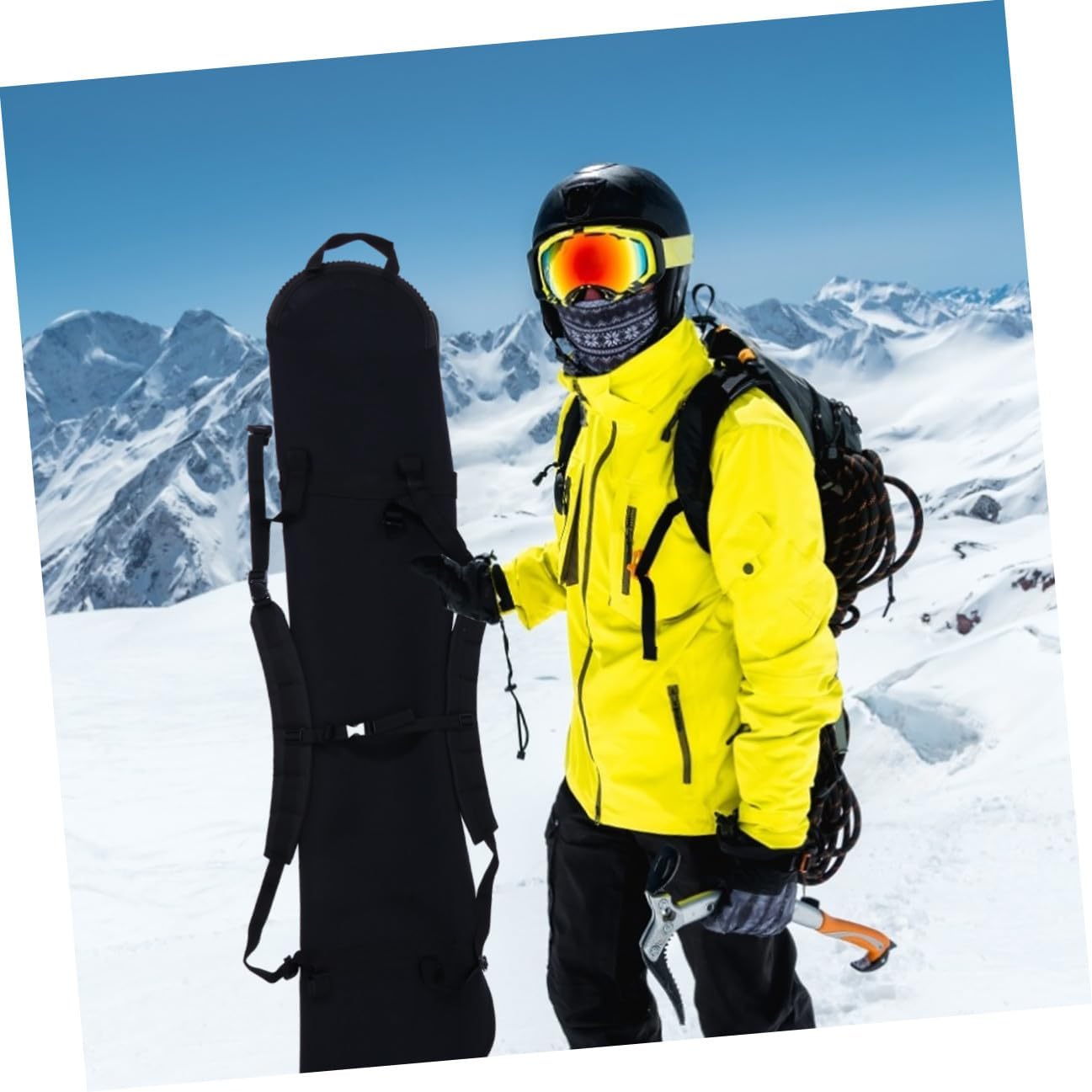 Snowboard Bag with Protection Cover Lightweight Ski Gear Storage Portable Snowboard Storage Bag for Travel and Outdoor Use