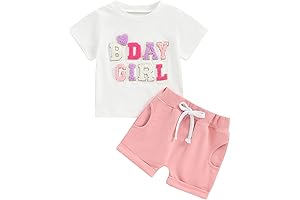Adorable Birthday Toddler Girl Outfit