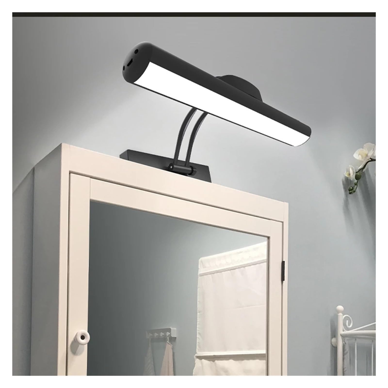 Luci Esposizione Per Quadri Luminosità regolabile USB ricaricabile Cornice for freccette Display artistico for gioielli Luce for immagini a LED wireless con luce a specchio remota