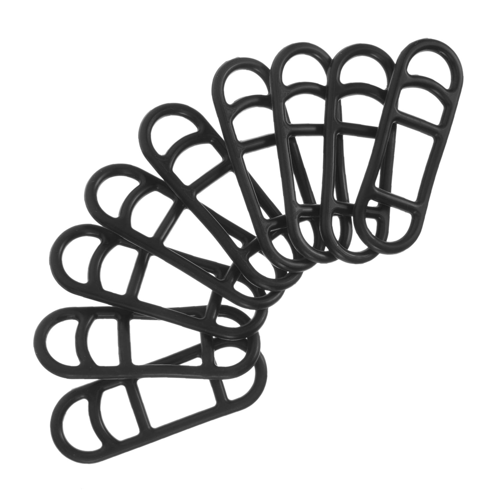 BESPORTBLE 10pcs Bike Lamp Strap Mount for Front and Rear Lights Lightweight Easy to Install Compatible with Bicycles for Night Riding and Safety