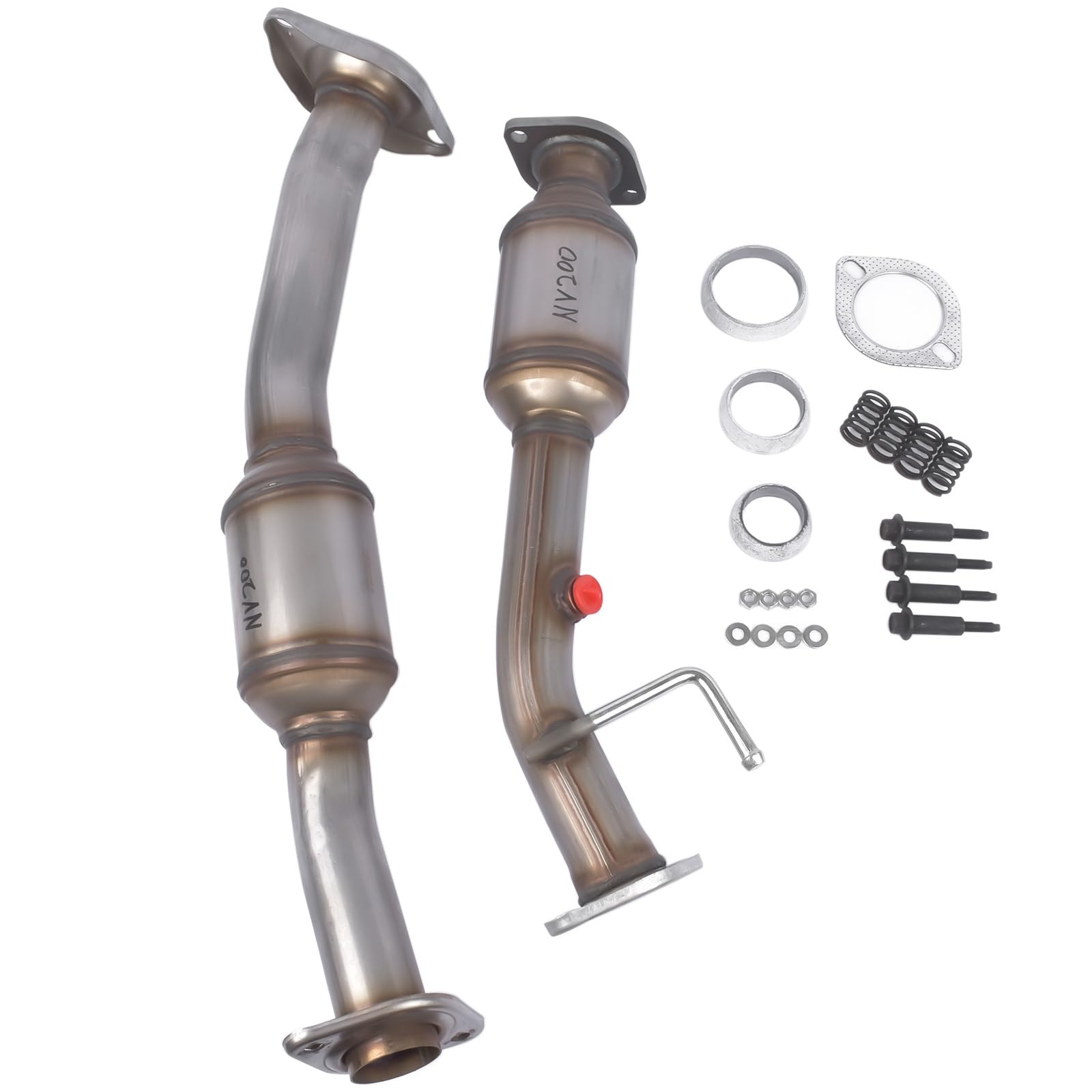 Amazon.com: NEWZQ Front & Rear Catalytic Converters Set Compatible