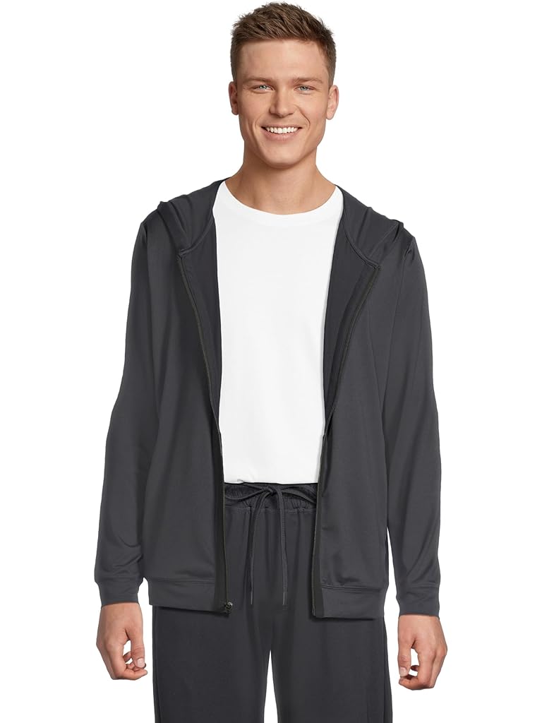 Blue Barefoot Dreams Malibu Collection® Butterchic Zip-Up Hoodie