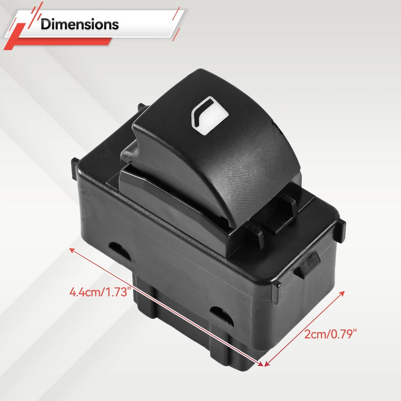 Interruttore Alzacristalli Per Citroen Per C3 Per Picasso 6554.QK 6554QK 6490.E2 6490E2 Pulsante Interruttore Regolatore Alzacristallo Elettrico Anteriore Pulsante Alzacristalli