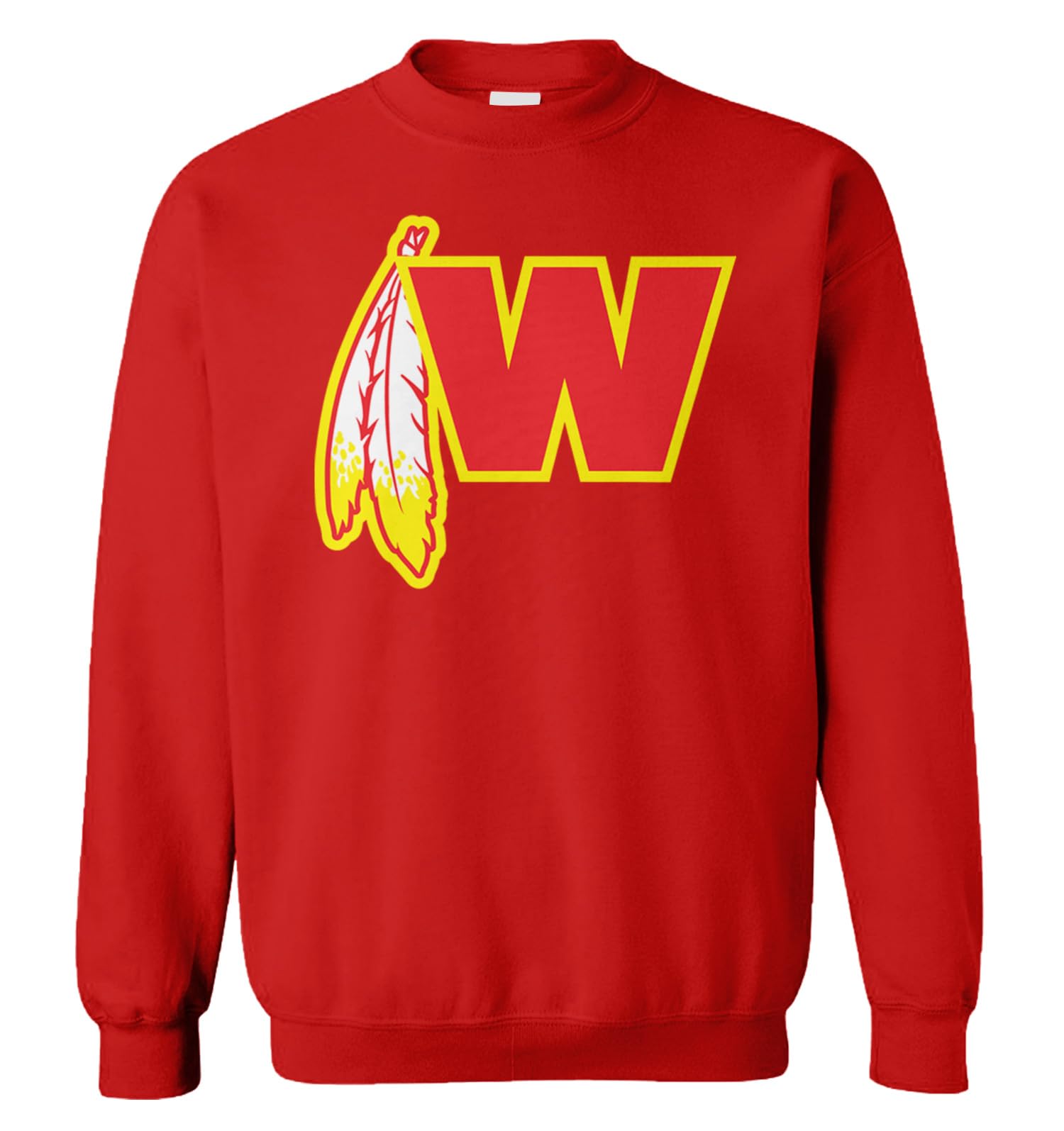 Haase Unlimited W with Feathers - Football Team Unisex Crewneck Sweatshirt