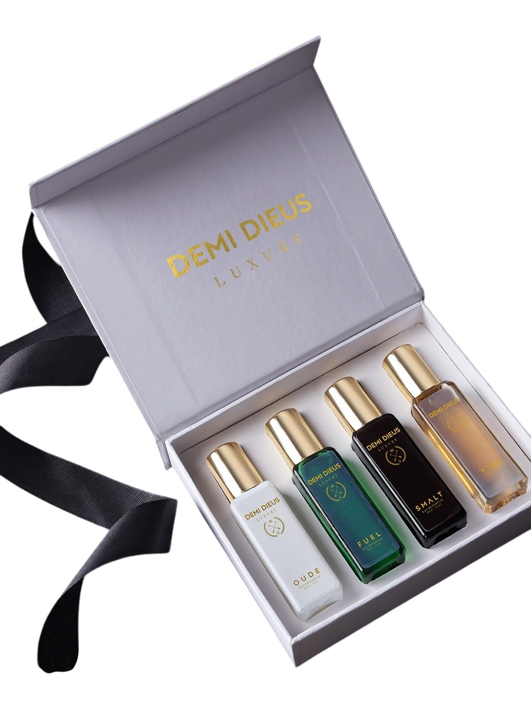 demi dieus Luxury Eau De Parfume Gift Set 4 x 20 ml for Men with Vibe, Fuel, Smalt, Oud, Perfume | Long Lasting EDP Fragrance Scent-picture-11
