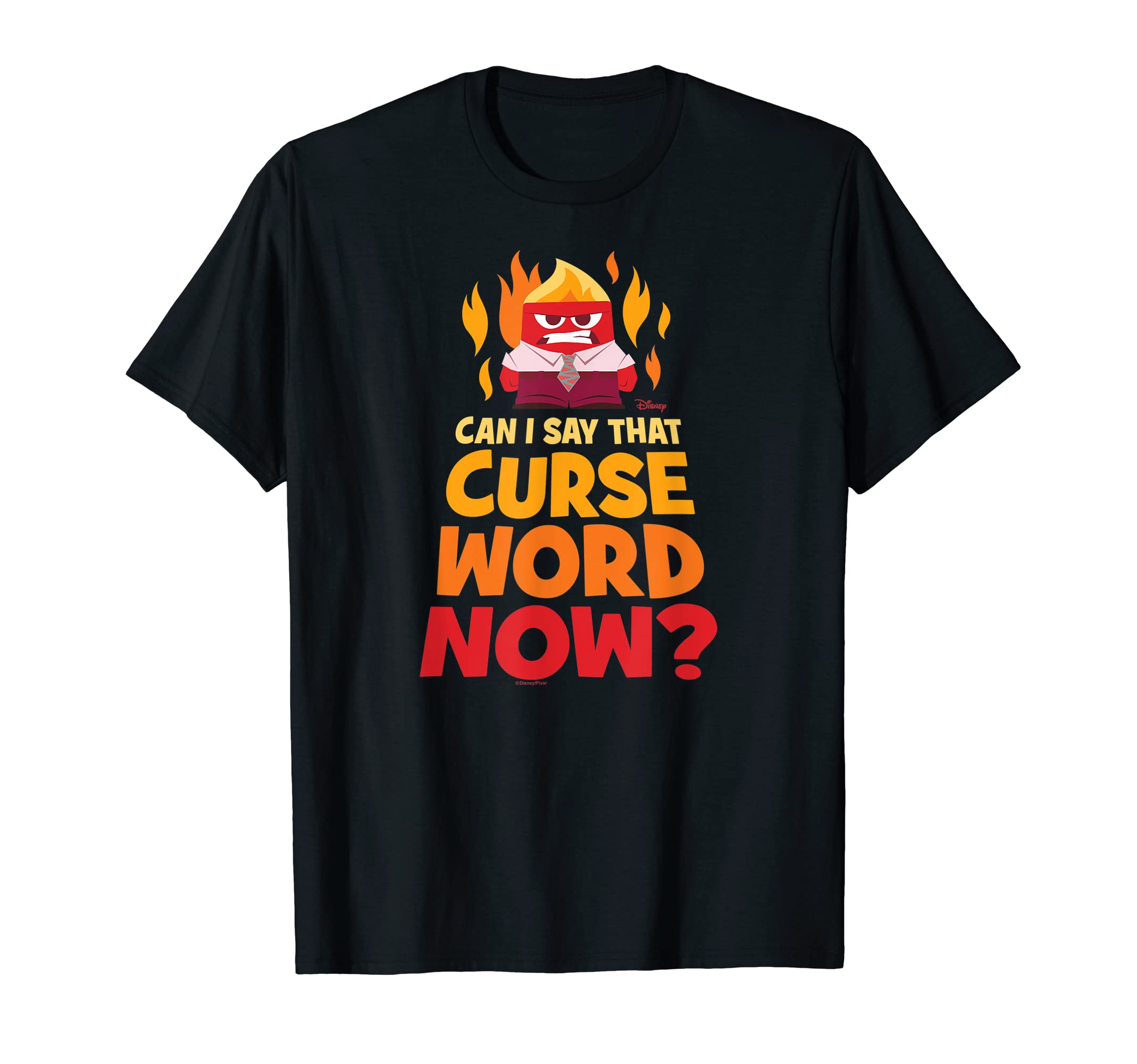 DisneyInside Out - Anger Can I Say That Curse Word Now? T-ShirtOEKO-TEX STANDARD 100