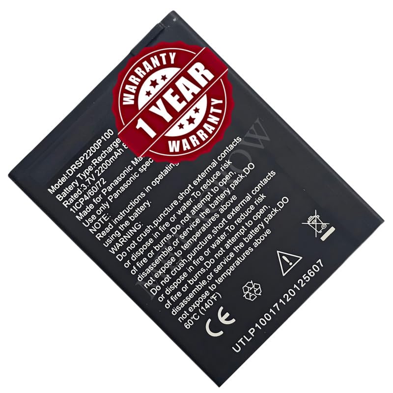 Image of Original DRSP2200100 Battery Compatible for Panasonic P100 - (2200mAh) - 1 Year Warranty JK1