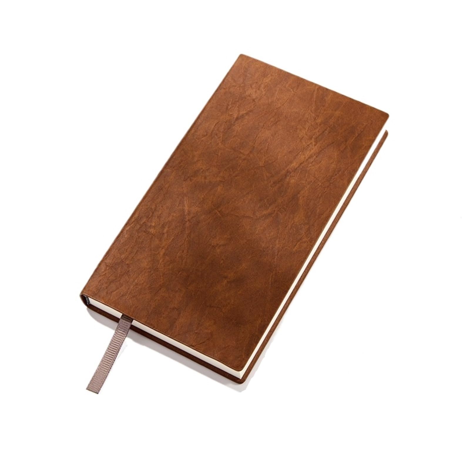 Notitzbuch EIN A6-Notizbuch, Tragbares Reisetagebuch, Das Sich Flach Aufklappen Lässt Journal Notizen(Brown)