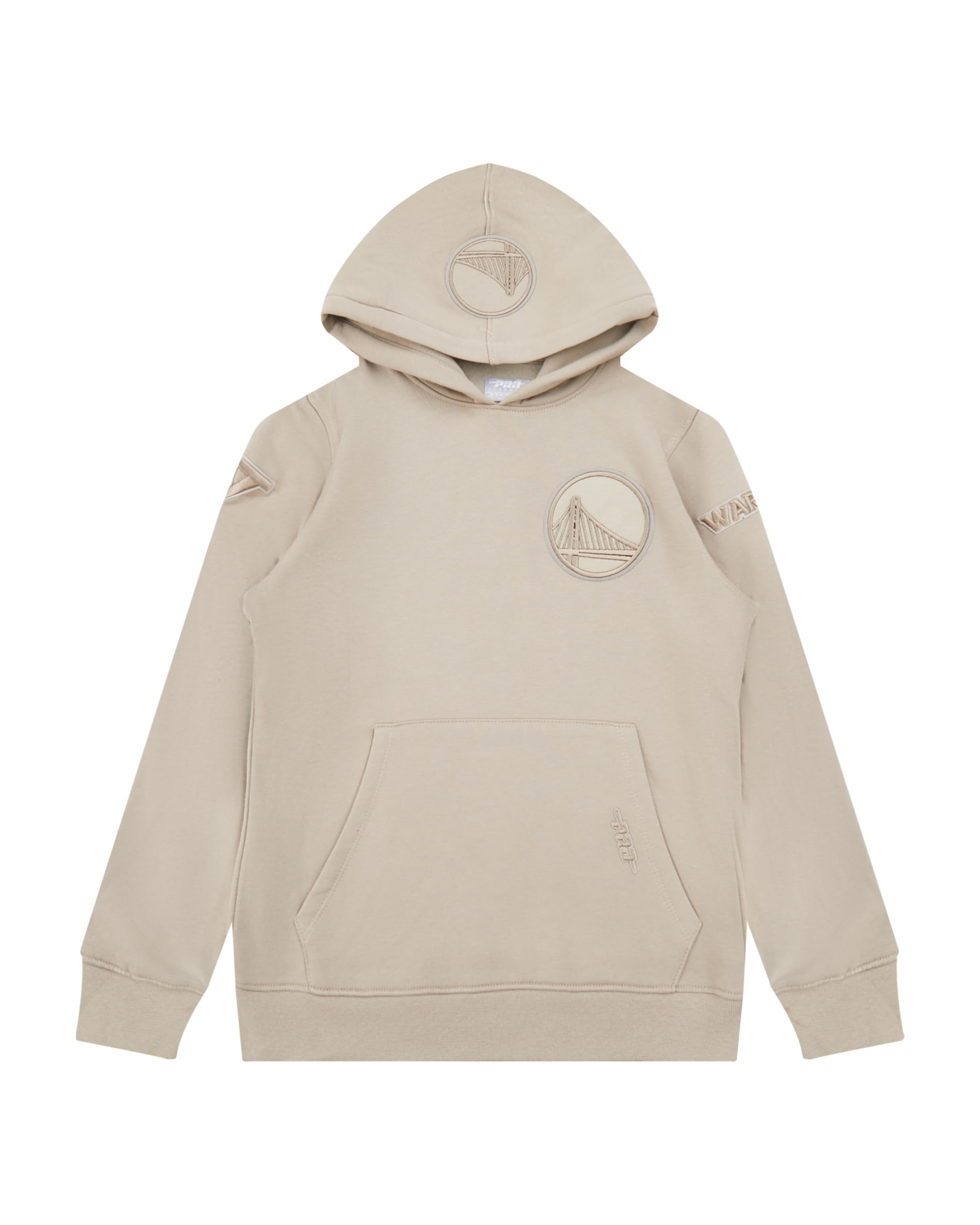 Pro Standard Big Boys NBA Golden State Warriors Neutral Pull Over Hoodie Taupe M
