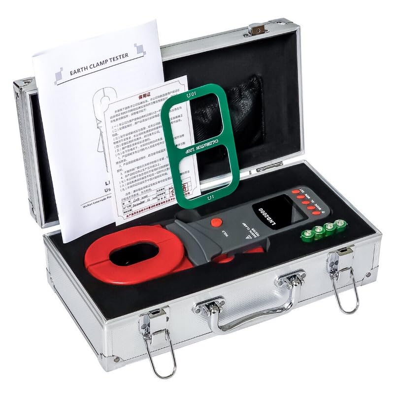 LND2000-200Ω Digital Clamp Ground Resistance Tester 0.01-200ohm Loop Resistance Meter