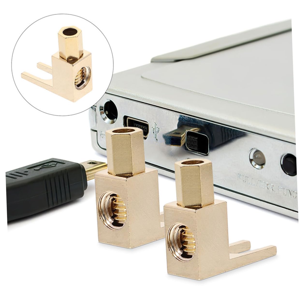 jojofuny 20stücke Förmige Bananenstecker Für Lautsprecherkabel Vergoldete Kupferstecker Für Audioverstärker Für Heimkinos Und Hi-fi-anlagen