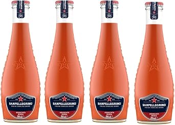 San Pellegrino Kan Portakal Aromal  Gazl   ecek 4 x 0.20 Litre