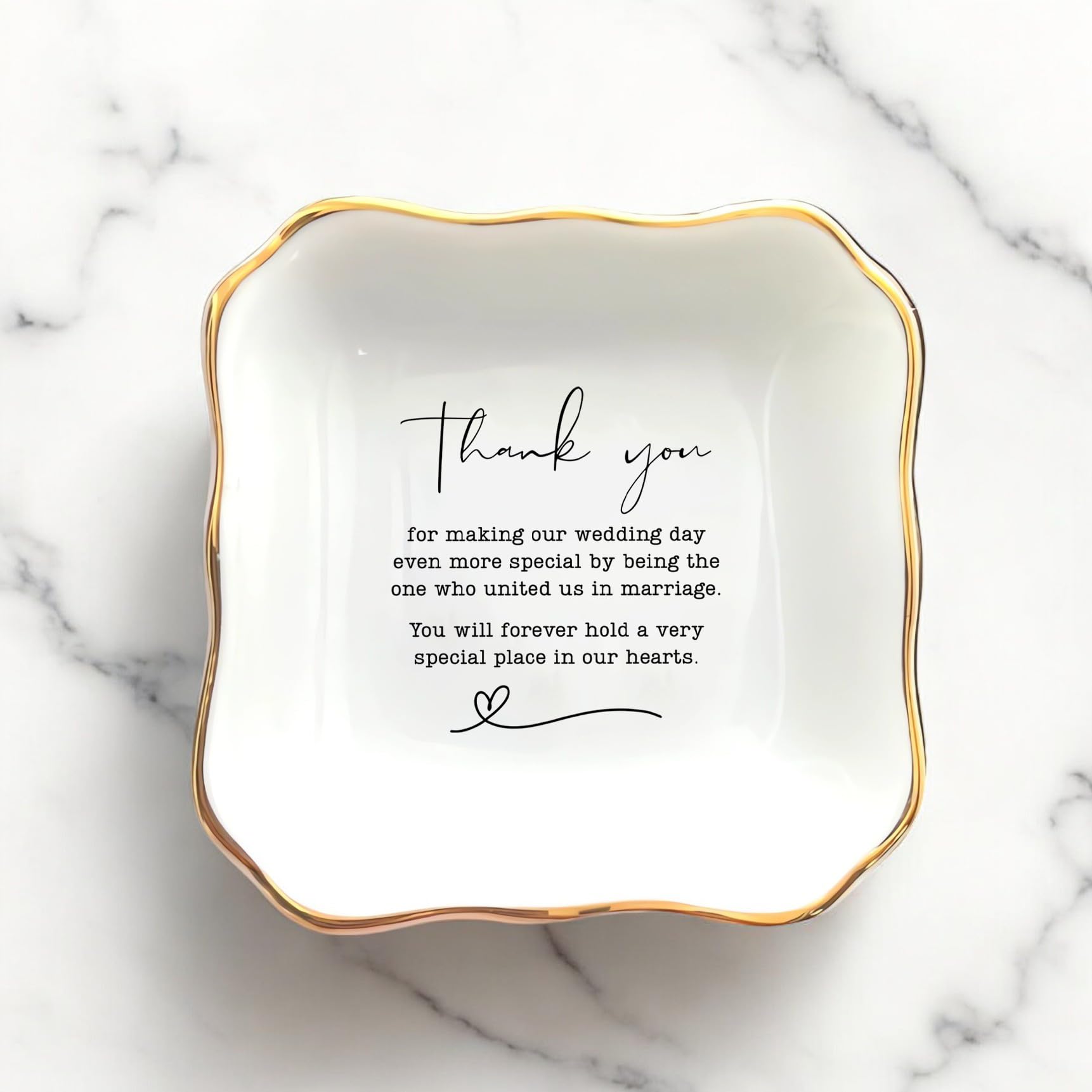 Wedding Officiant Gift, Officiant Ring Dish, Inspirational Gifts for Her, Thank You Officiant Gift, Officiant Woman Gift, Appreciation Gift, Wedding Planner Gift, Pastor Gifts, Officiant Woman Gift