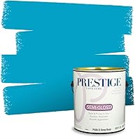 Vista 179 de Prestige Paints. - Base y pintura para exteriores en un solo galón, 1 galón. plano, comparable con Sherwin Williams Topsail.