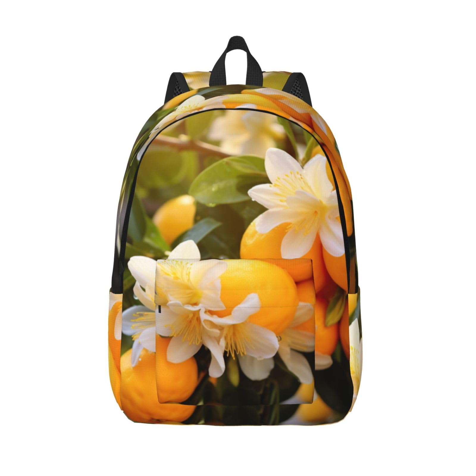 Mochila para laptop floral alegre ideal como bolsa de enfermera y campus universitario 8