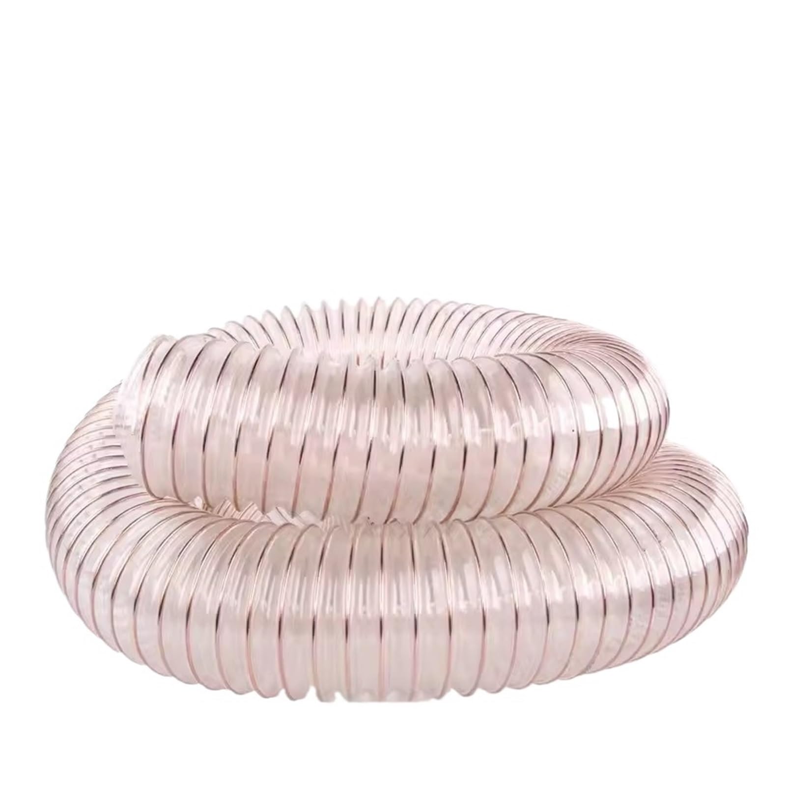 Tuyau Flexible D'aspiration De Collecte De Poussiè Tuyau d'échappement d'aspiration de poussière de tube d'unité centrale Transparent industriel d'épaisseur de 0.63mm for 25-100mm(Inner Diameter 50mm)