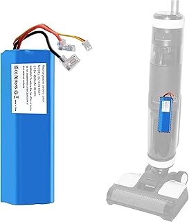 4.0Ah Battery Replacement,Compatible with Tineco iFloor 3, Floor ONE S3, Floor one S3 Breeze Cordless Wet Dry Vacuum Cleaner, Li-Ion 21.6V Battery。