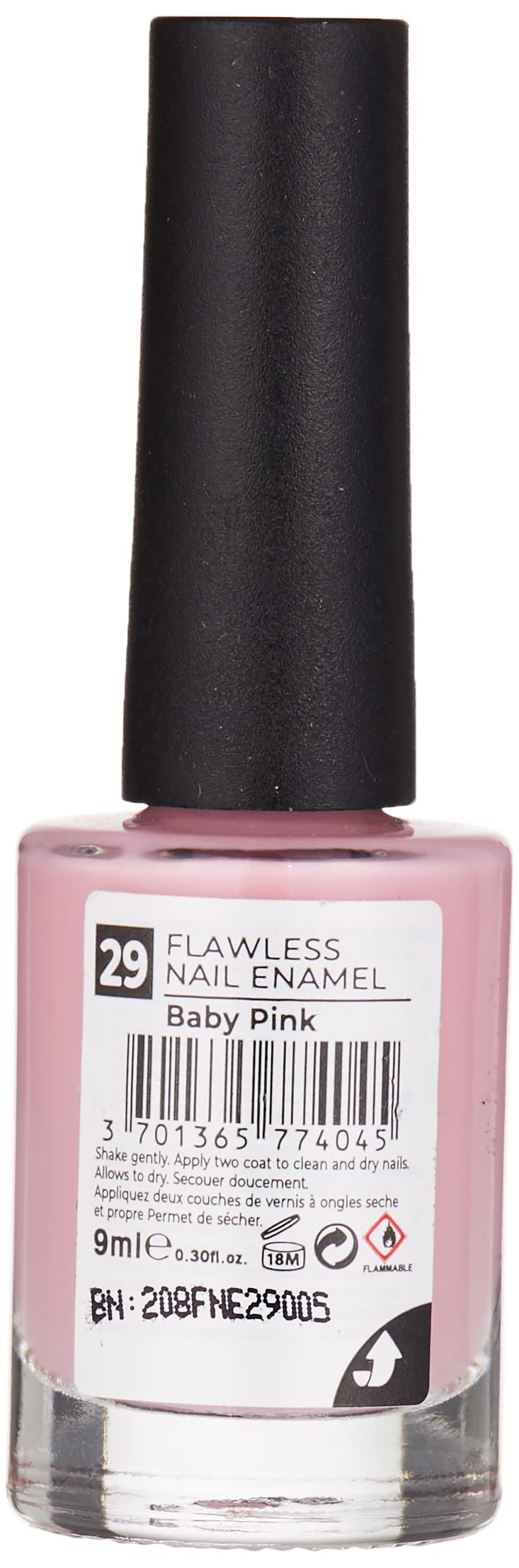 Note Nail Flawless Oje 29 Baby Pink, Pembe (2 paketi)