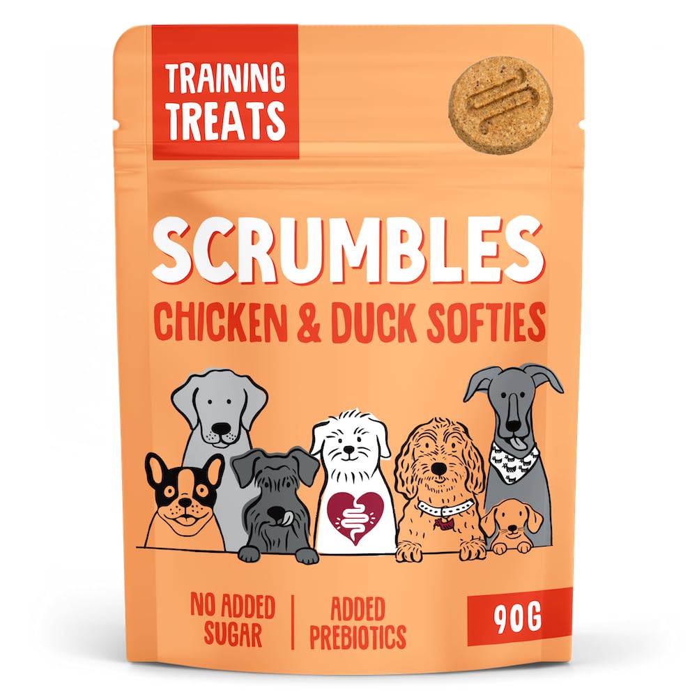 Scrumbles Softies, Chicken & Duck Training Treats, 90g