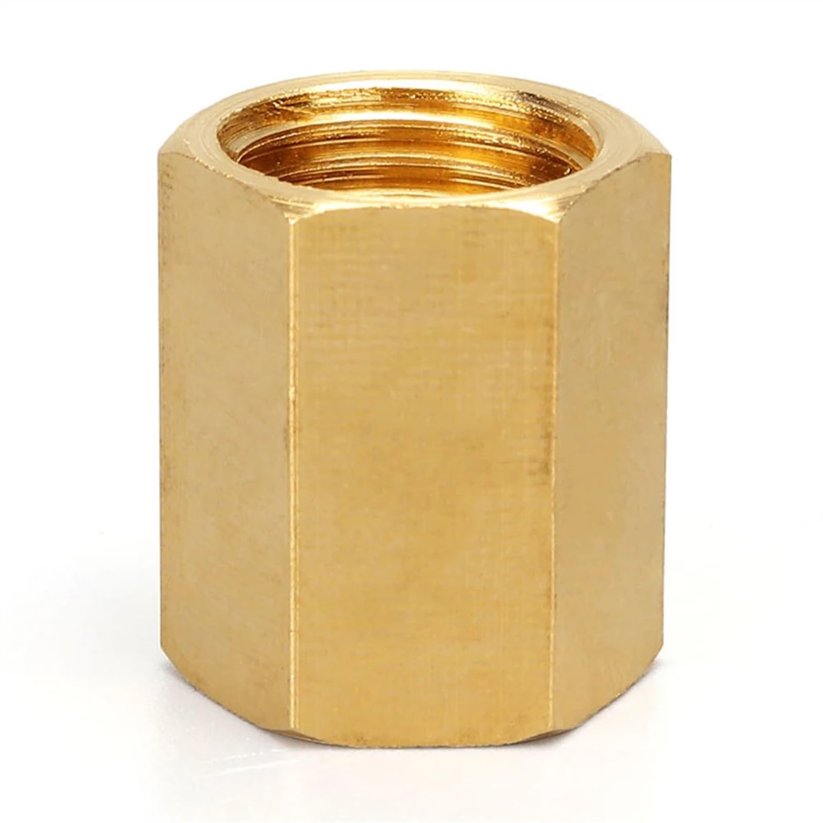 Mosiężna złączka do rur Wąż miedziany Łącznik sześciokątny Szybkozłączka Gwint żeński 1/8" 1/4" 3/8" 1/2" 3/4" BSP do wody paliwa gazowego (kolor: KH-10)