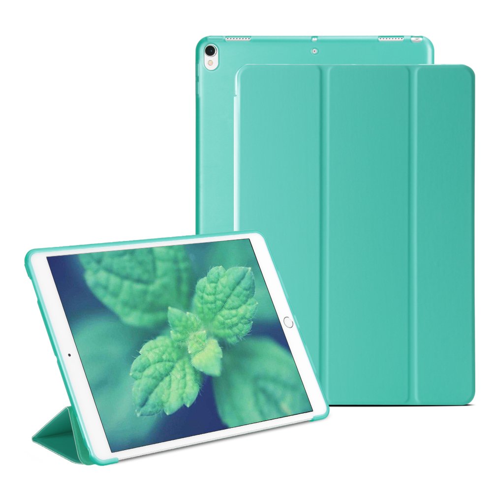 Gioiabazaar iPad 9.7 2018/2017 Smart Case Cover [Synthetic Leather] Soft Back Magnetic Cover with Sleep/Wake Function [Ultra Slim] for Apple iPad 9.7 2018/2017(Green)