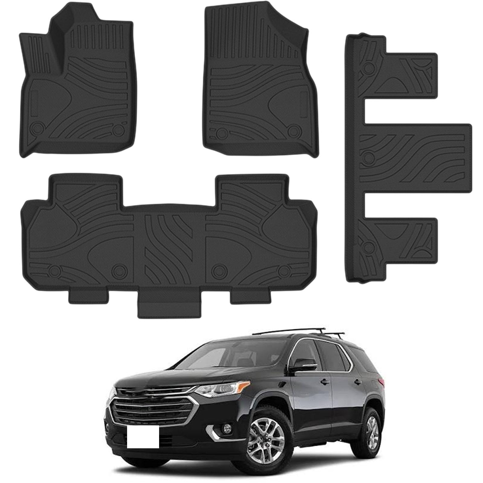 PAPEP Floor Mats for Traverse 6-seater 2018-2023 RHD