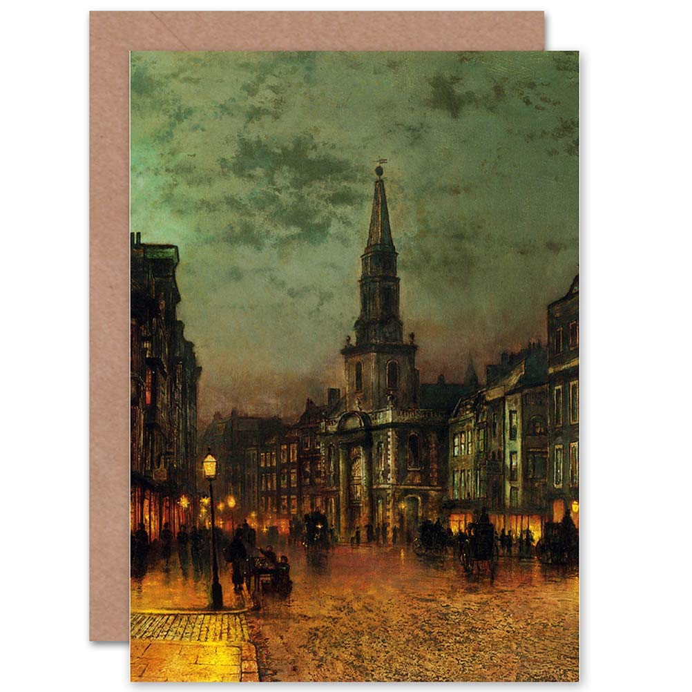 Wee Blue Coo JOHN ATKINSON GRIMSHAW BLACKMAN STREET LONDON 1885 GREETINGS CARD