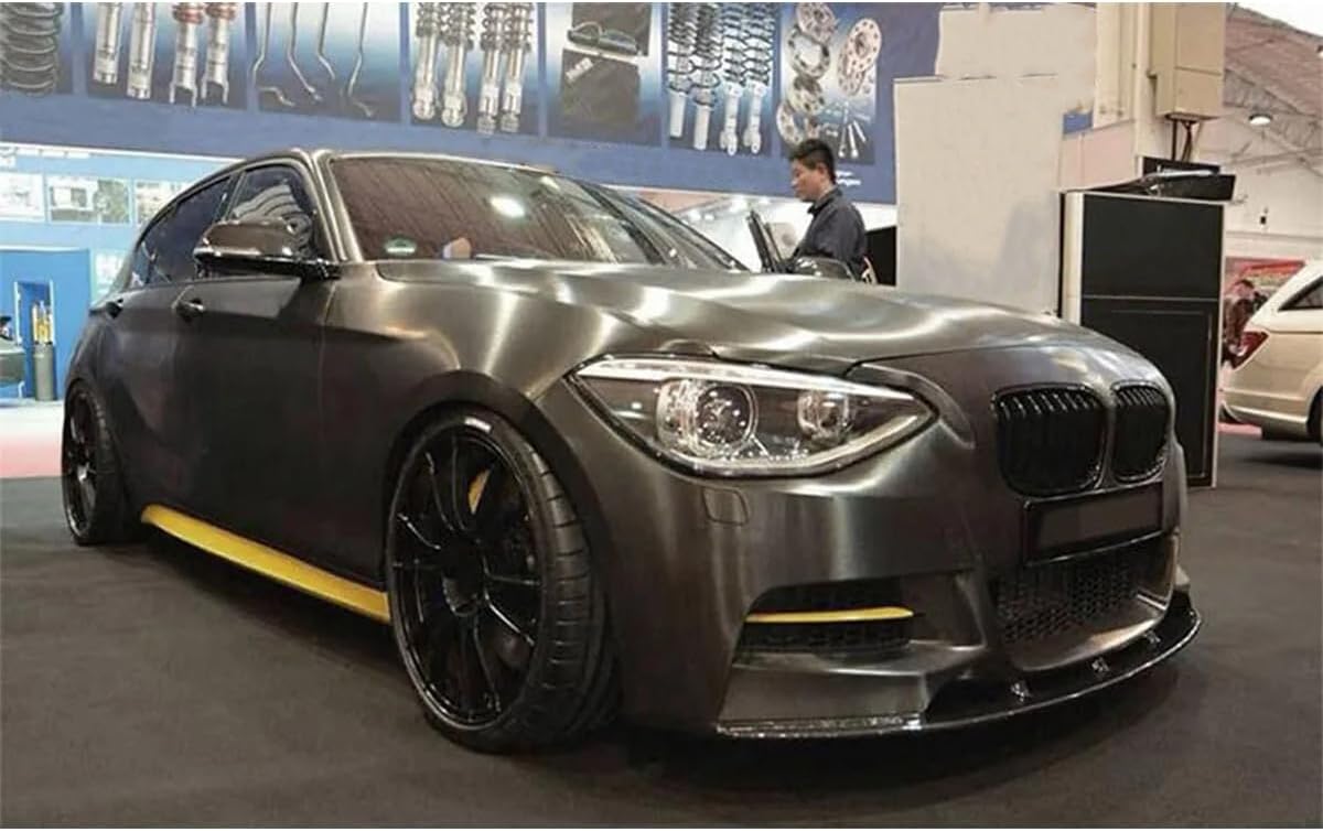 Queenbox 11.8x59.8in Aluminum Brush Vehicle Vinyl Wrap Self Adhesive Air Release Car Sticker Sheet Film DIY Decal, Dark Grey