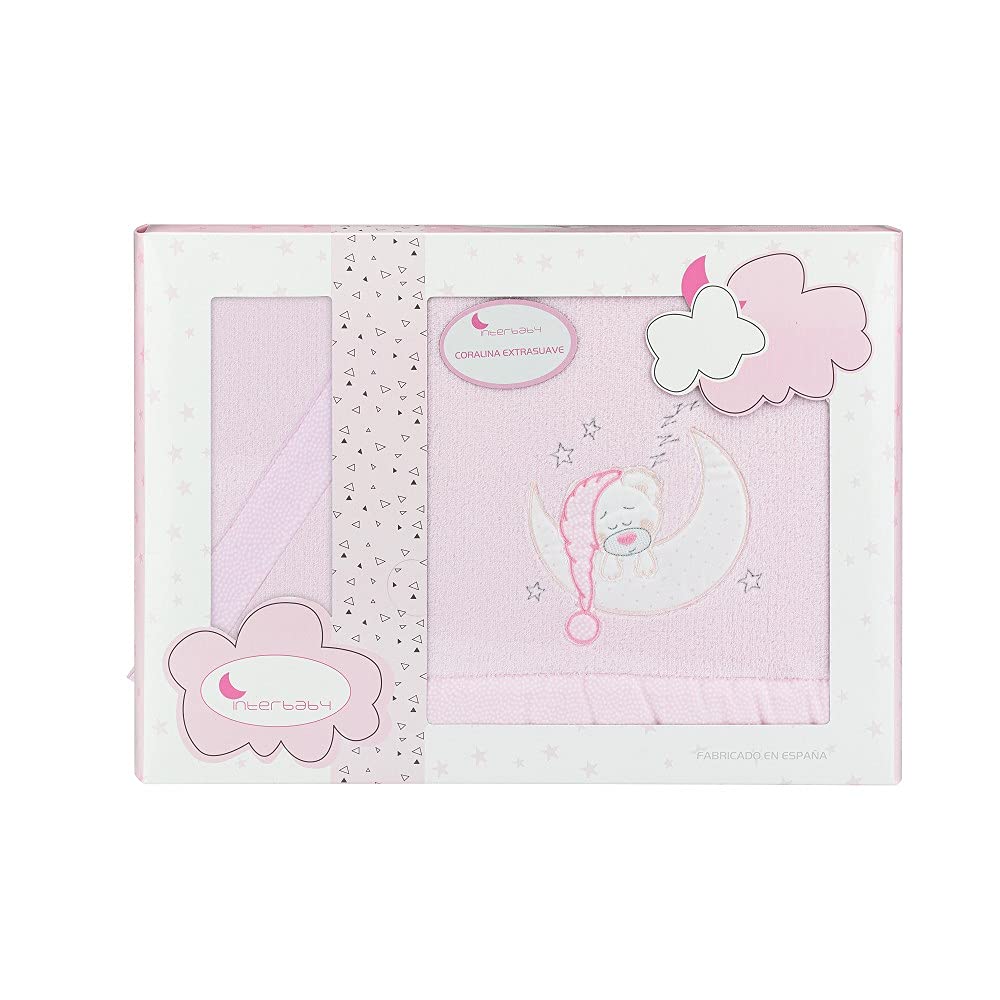 Danielstore Juego Sabanas Minicuna 50x80 Poliester 100% | Sabana Cuna Bebe Coralina, Cálida | Incluye Sabana Bajera, Encimera y Funda de Almohada | Ideal para Invierno
