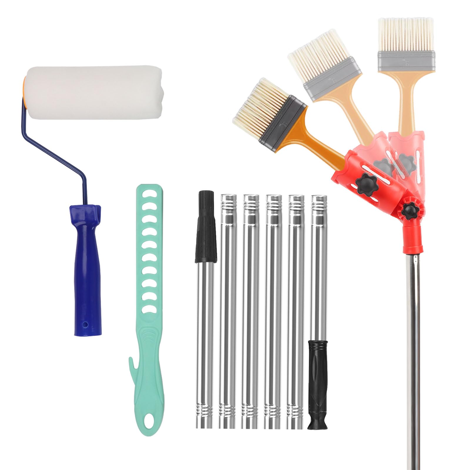 Herramienta extensor de pincel para pintar techos altos sin esfuerzo