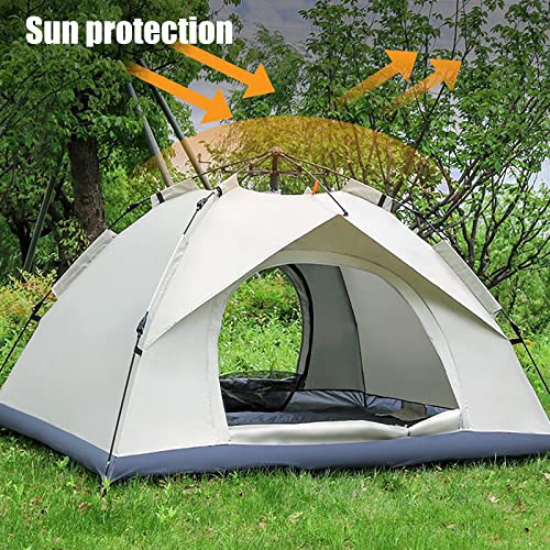 Carpa de camping impermeable familiar con dos puertas miniatura 2
