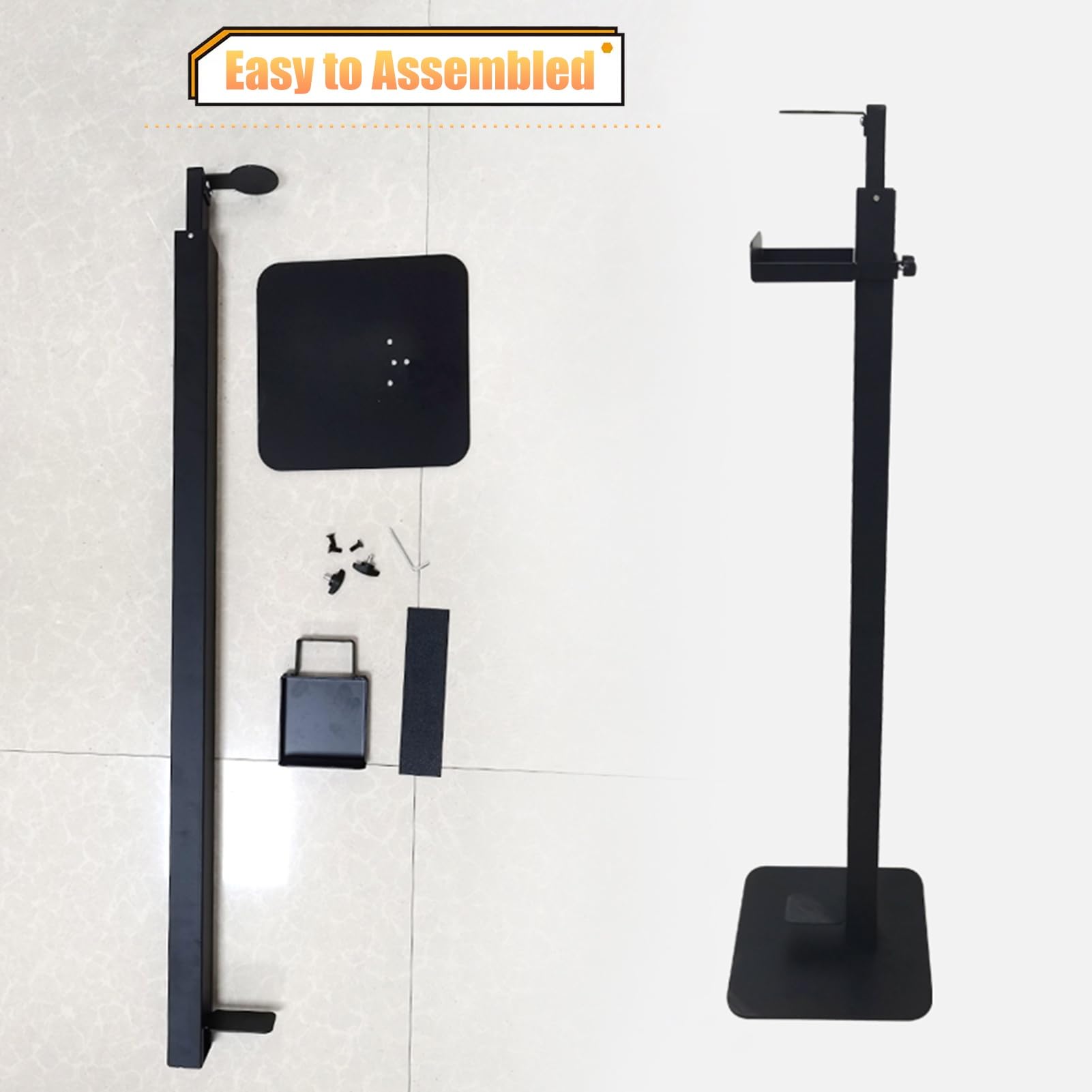 Supporto per Disinfettante Supporto Disinfettante Liquido Per Disinfettare Le Mani A Pedale, Dispenser Liquido Per Scuole Alberghiere E Ospedali, Supporto Per Pavimento Igienizzante Senza Contatto