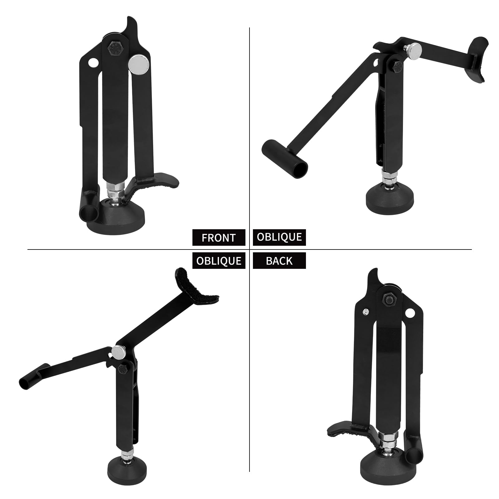 Support de levage de roue avant arrière de moto réglable en hauteur pour la plupart des roues de moto