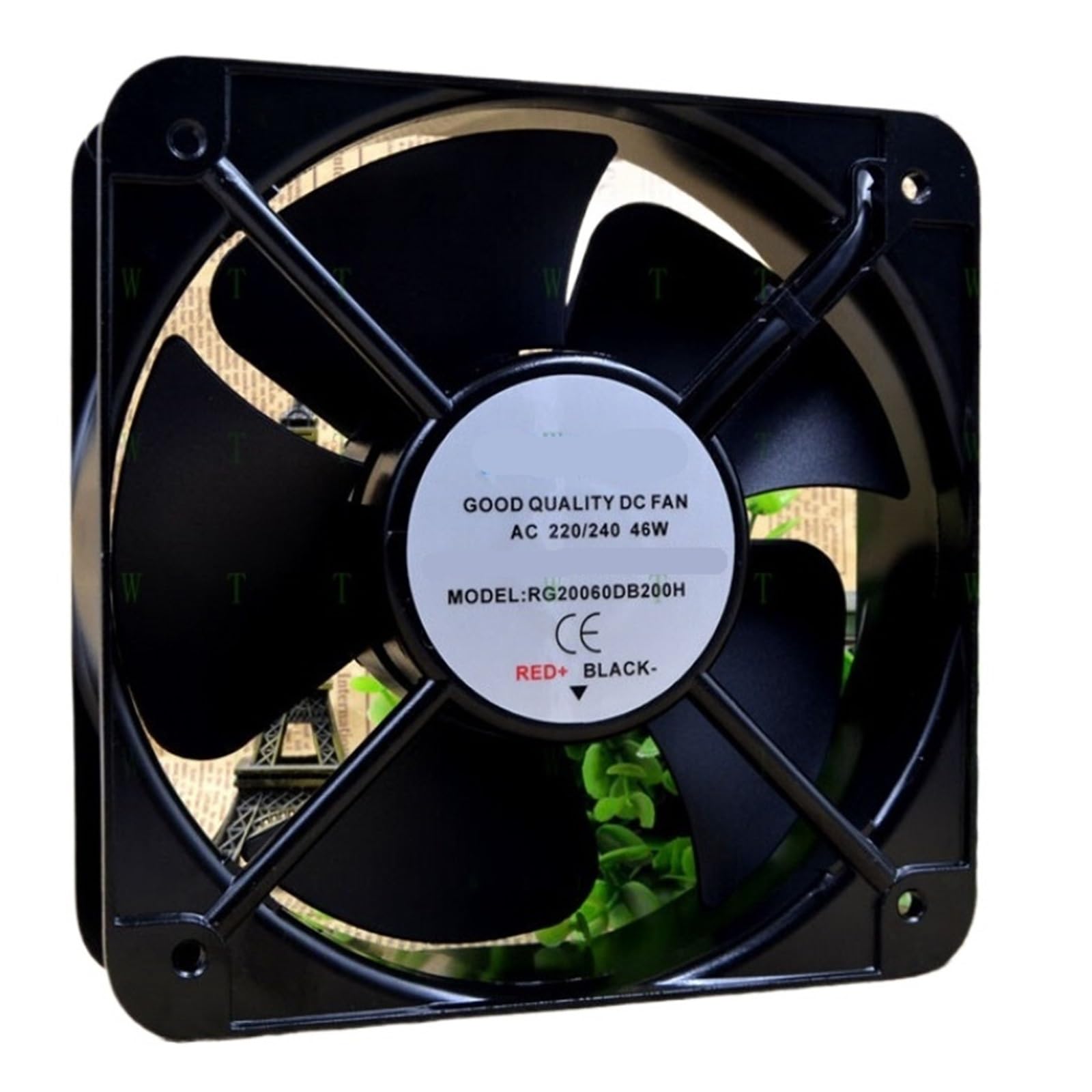 YMUGUEGH RG20060DB200H 20060 220 / 240V 46W 20CM cooling fan