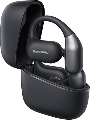 Panasonic RB-F10DE-K Cuffie Wireless Open-Ear, Auricolari wireless Sport Bluetoo