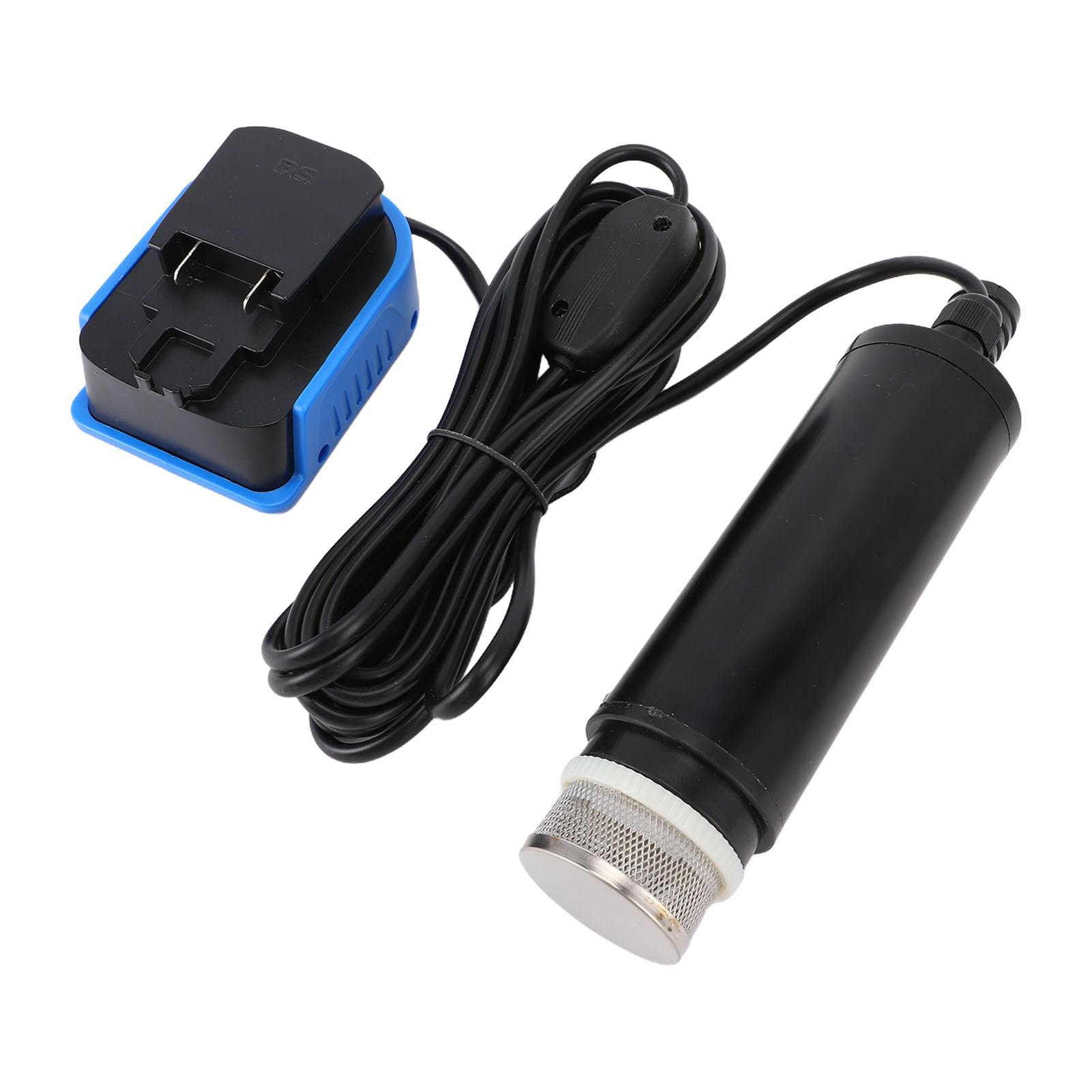 Walfront Mini Bomba de Agua, Bomba Sumergible Portátil 500 GPH para | Material ABS, Elevación Máxima de 16 Pies, Filtro de Sedimentos, para Piscina, Estanque y Drenaje de Jardín