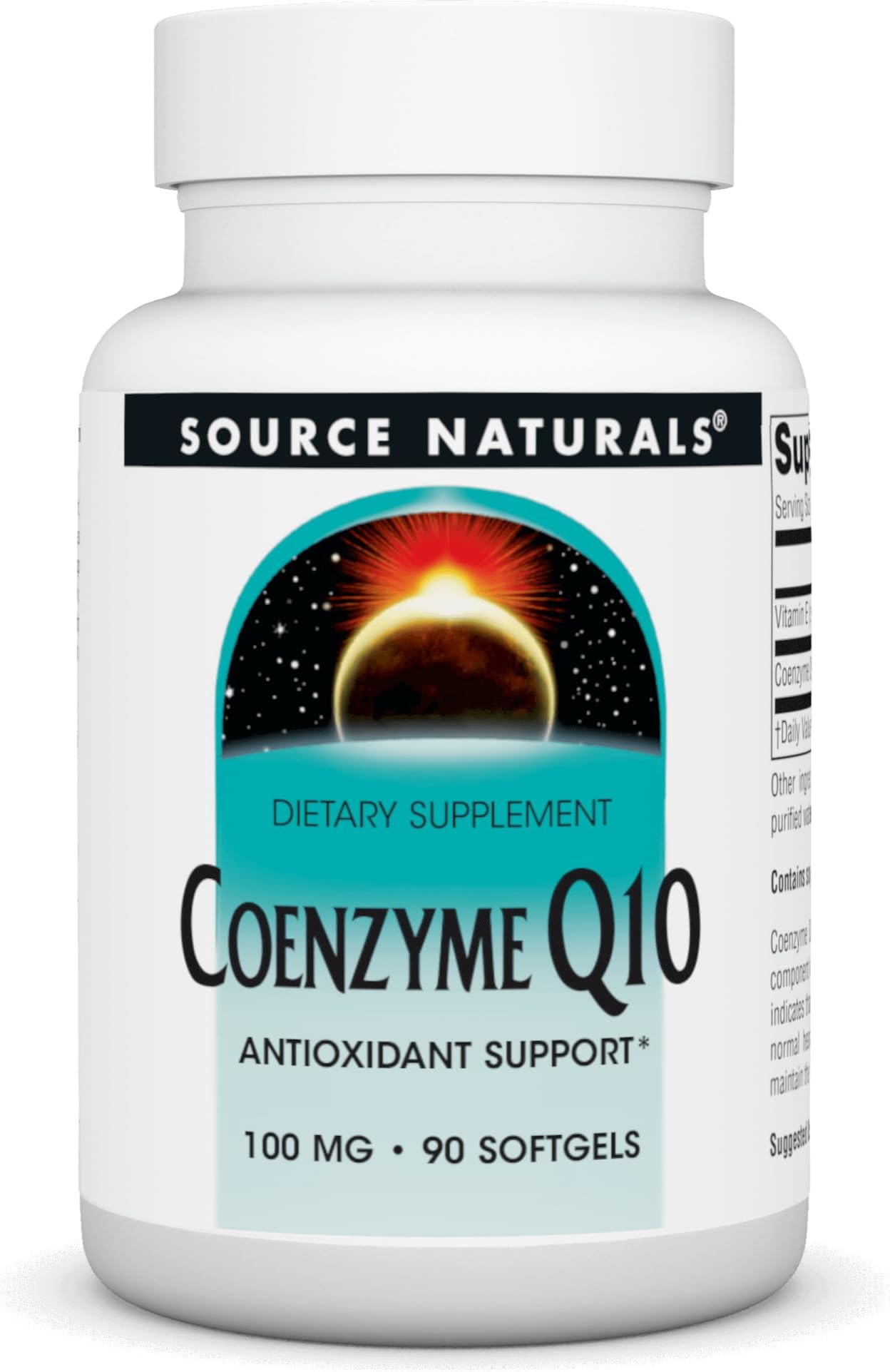 Coenzyme Q10 Antioxidant Support 100 mg for Heart, Brain, Immunity, & Liver Support* - 90 Softgels